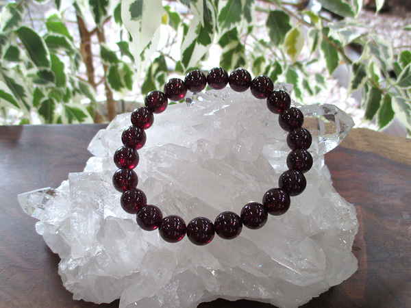 ロードライトガーネットブレスレット 約8.5～9mm | 天然石アクセサリー