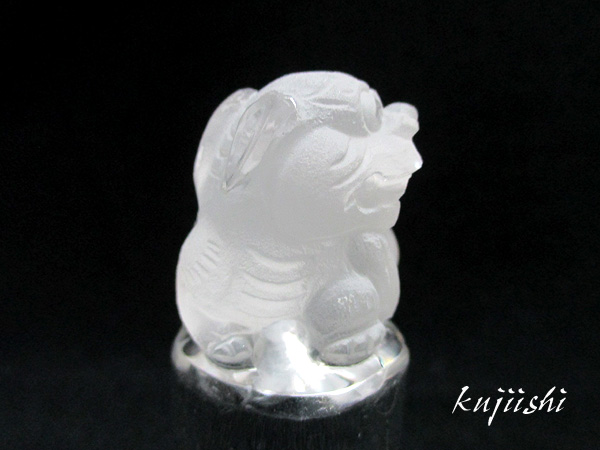 天然水晶 貔貅（ひきゅう） 彫刻 開運 風水 【鬮石（くじいし） kujiishi】