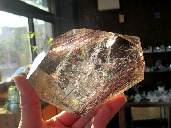 ルチルクォーツ 高品質 原石ポリッシュ 販売 天然石専門店【鬮石】