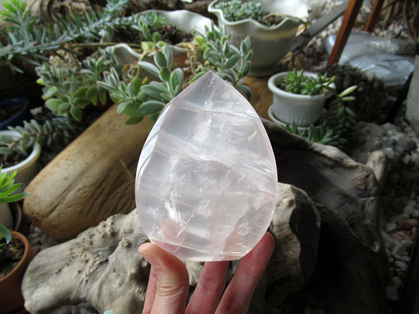 ローズクォーツ ポイント 紅水晶 | 天然石専門店 【鬮石】