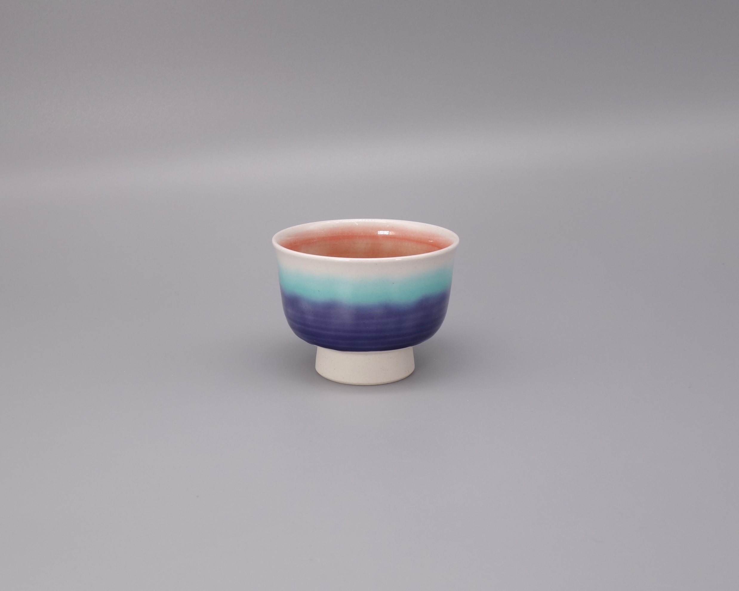 無形文化資格者徳田八十吉作 ぐい呑