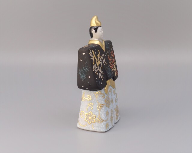 陶雛（雛人形）（台・金屏風・木札付） [ 三代 仲田錦玉 ]