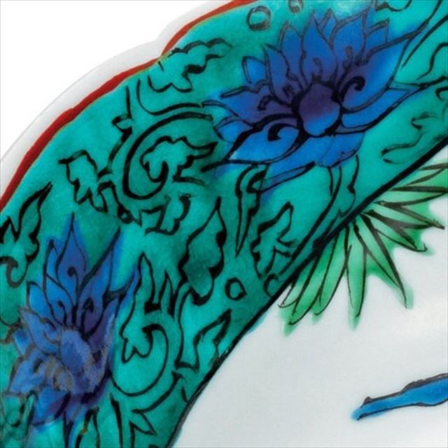 九谷焼ギフト ご贈答品 御祝い 九谷焼7号鉢 色絵花鳥 万平窯【九谷焼