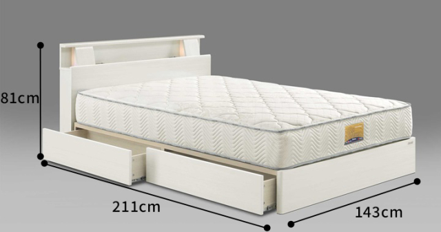 Tasia多機能ベッド ダブル