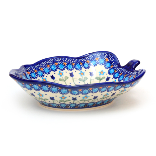 リーフボウル・ポーリッシュポタリー(ポーランド食器)