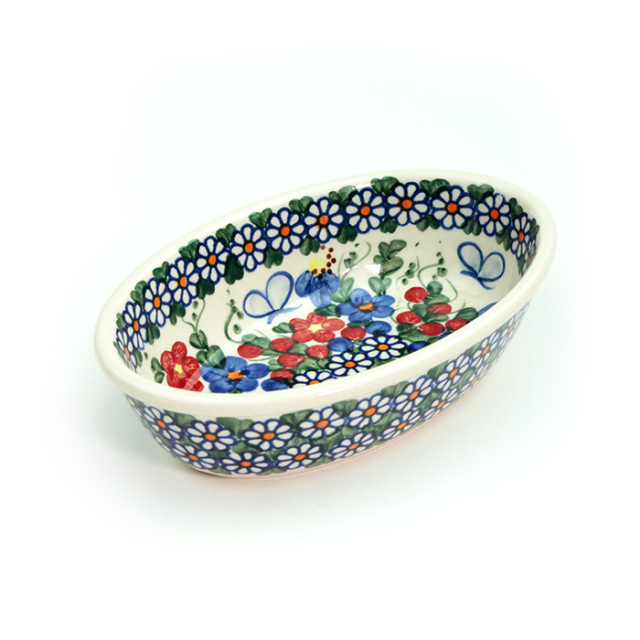 オーブン皿・ミニ・ポーリッシュポタリー(ポーランド食器)