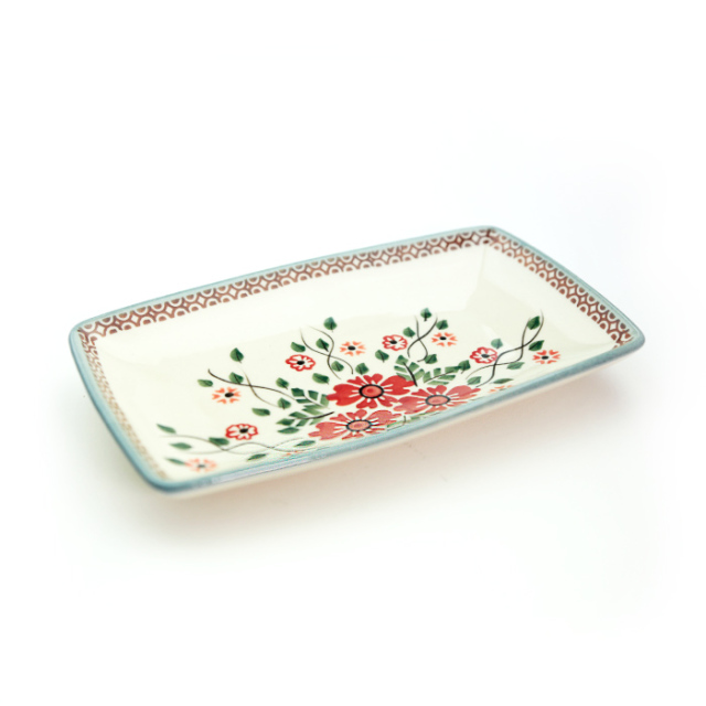 スクエアディッシュ・ポーリッシュポタリー(ポーランド食器)