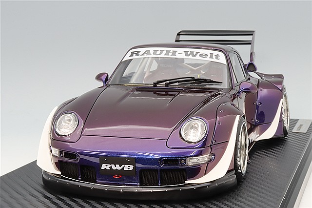 イグニッションモデル 1/18 RWB 930 パープル/WORKマイスターS1タイプ