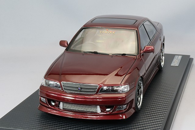 イグニッションモデル 1/18 VERTEX JZX100 チェイサー レッド