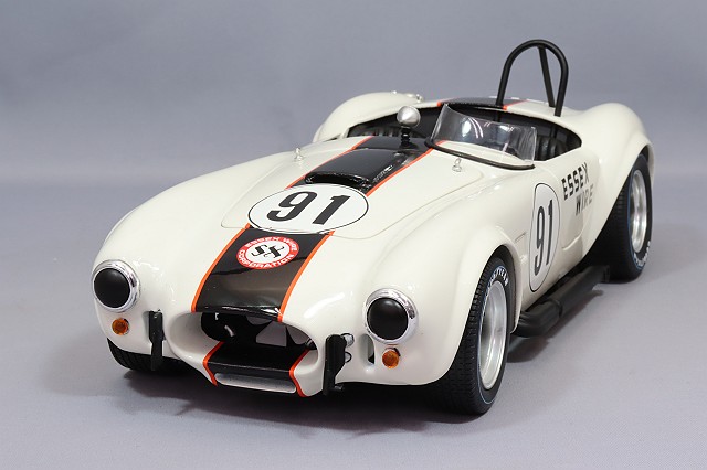 京商 1/43 シェルビー コブラ 427 S/C レーシングスクリーン ブルー