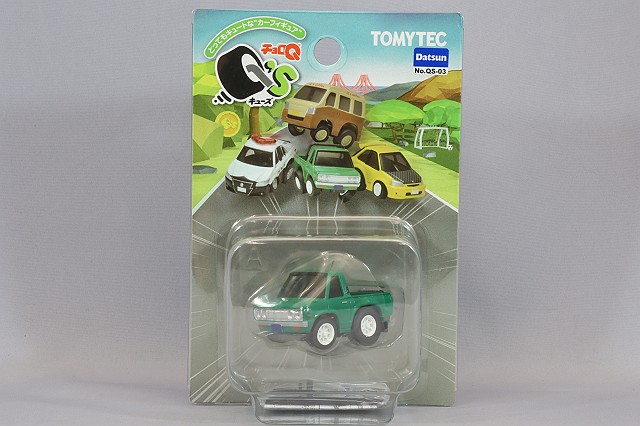 チョロQ Q's ダットサン トラック サーフボード付 ベージュ