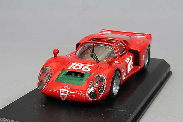 スパーク 1/43 アルファロメオ T33-2 1968 タルガフローリオ 3位 #192