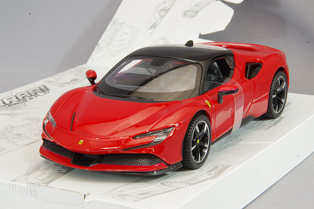 ブラゴ 1/18 SF90 ストラダーレ アセット フィオラノ レッド