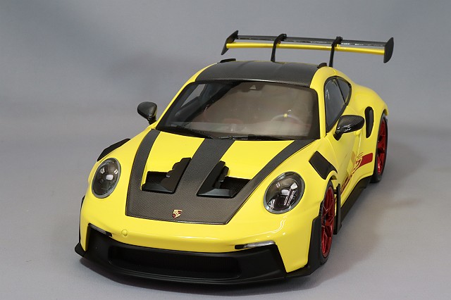 ミニチャンプス 1/64 ポルシェ 911 GT3 (992) 2021 レーシング イエロー