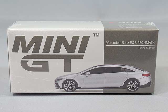 TSM ミニGT 1/64 メルセデスベンツ EQS 580 4MATIC シルバーメタリック