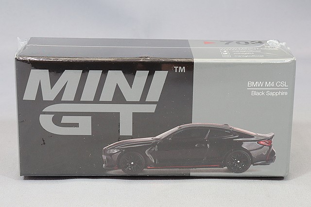 TSM ミニGT 1/64 BMW M4 CSL ブラックサファイア 右ハンドル