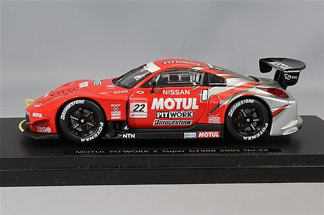 エブロ 1/43 モチュール ピットワーク Z 2005 スーパーGT GT500 #22 M