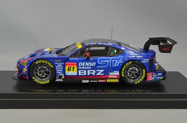 エブロ 1/43 スバル BRZ R&D スポーツ 2019 スーパーGT GT300 #61 井口