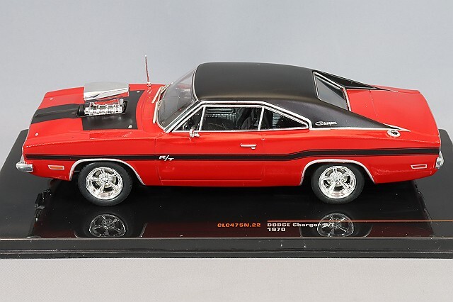 イクソ 1/43 ダッジ チャージャー R/T 1970 レッド
