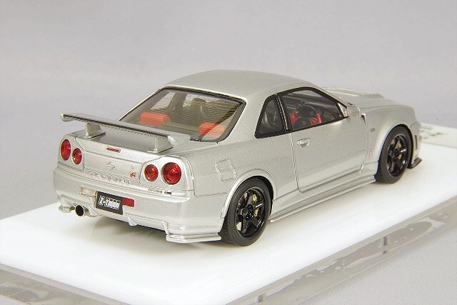 アイドロン 1/43 ニスモ R34 GT-R Z-tune シルバー ,再生産,