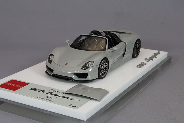 アイドロン 1/43 ポルシェ 918 スパイダー ファッショングレー