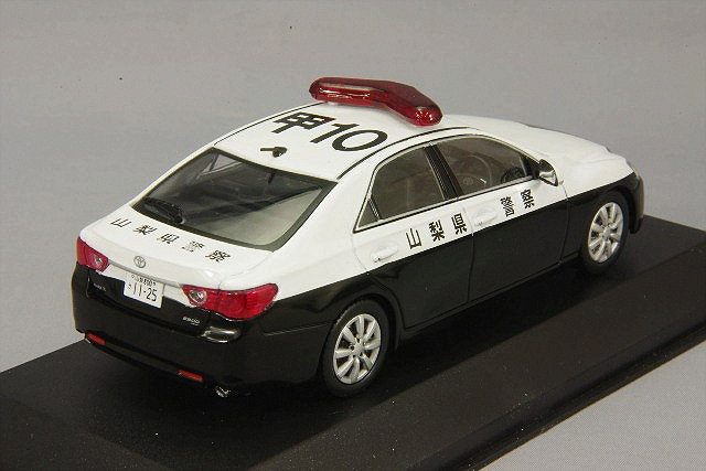 RAI'S 1/43 トヨタ マークX 250G Four (GRX135) 2011 山梨県警察所轄署