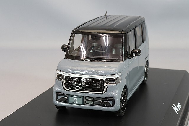 ホビージャパン 1/43 ホンダ N-BOX カスタム スレートグレーパール