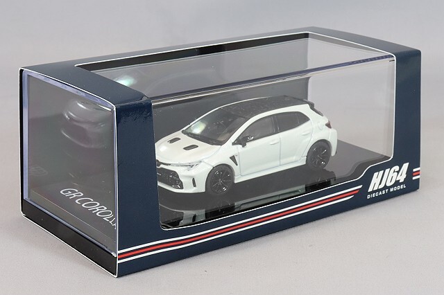 ホビージャパン 1/64 トヨタ GR カローラ RZ プラチナホワイトパールマイカ