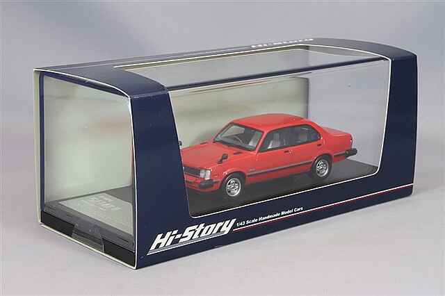 ハイストーリー 1/43 いすゞ ジェミニ セダン ZZ/T (1981) レッド