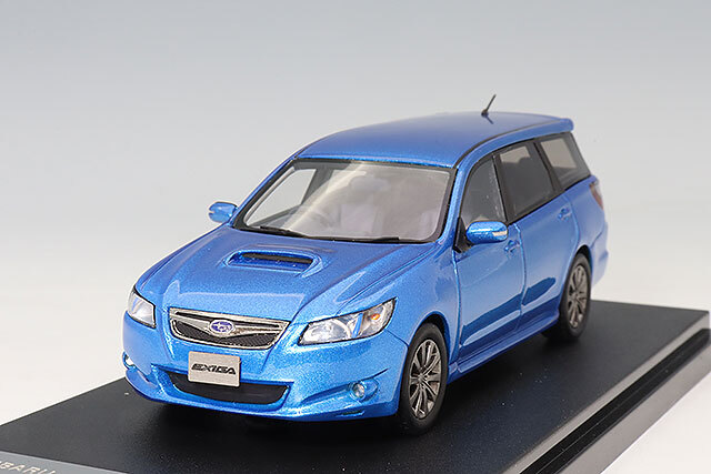 ハイストーリー 1/43 スバル エクシーガ 2.0GT (2008) サファイヤ