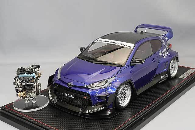イグニッションモデル 1/18 パンデム GR ヤリス (4BA) ブルー