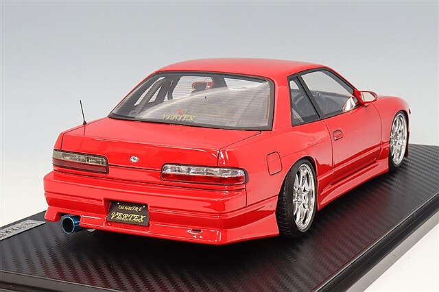 イグニッションモデル 1/18 VERTEX S13 シルビア レッド/CE28Nタイプ