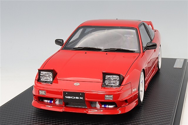 イグニッションモデル 1/18 日産 180SX タイプX RPS13 レッド/TE37