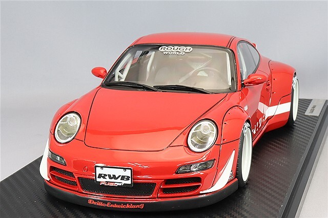 イグニッションモデル 1/18 RWB 997 レッド/SSRプロフェッサーSP1