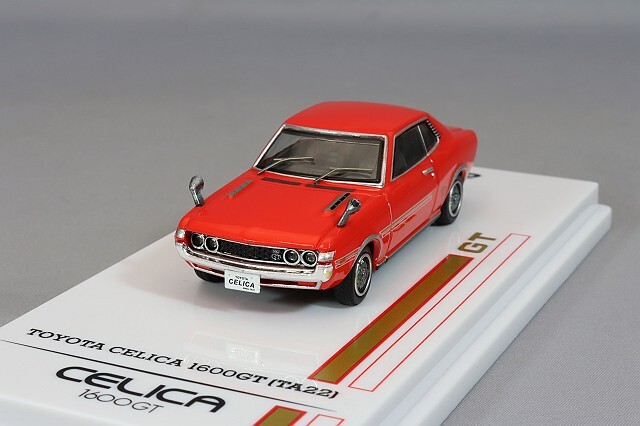 イノモデル 1/64 トヨタ セリカ 1600 GT (TA22) レッド