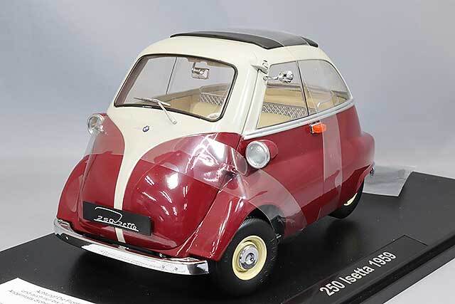 KKスケール 1/12 BMW 250 イセッタ 1959 ダークレッド/クリーム