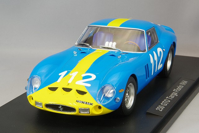 KKスケール 1/18 フェラーリ 250 GTO 1964 タルガフローリオ #112 U