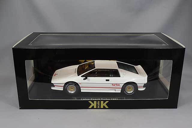 KKスケール 1/18 ロータス エスプリ ターボ 1981 ホワイト/レッド
