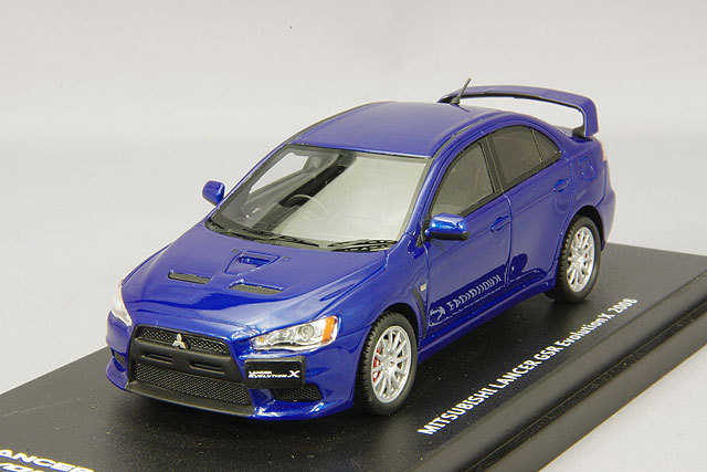 LA-X 1/43 三菱 ランサー エボリューション X コズミックブルーマイカ