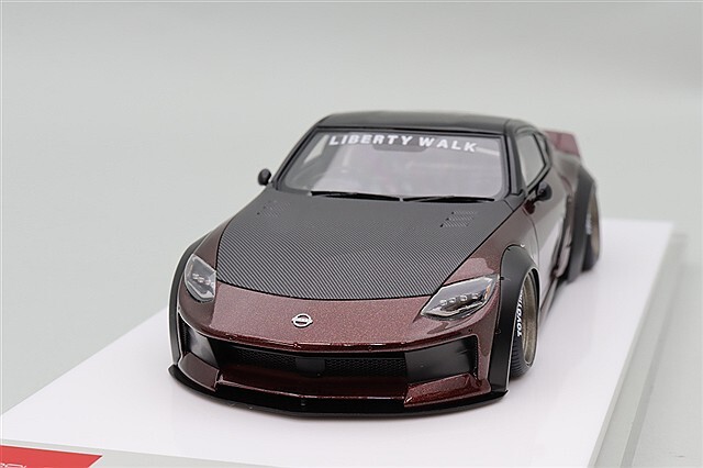 アイドロン 1/43 LB Nation フェアレディZ RZ34 バーガンディ/RS