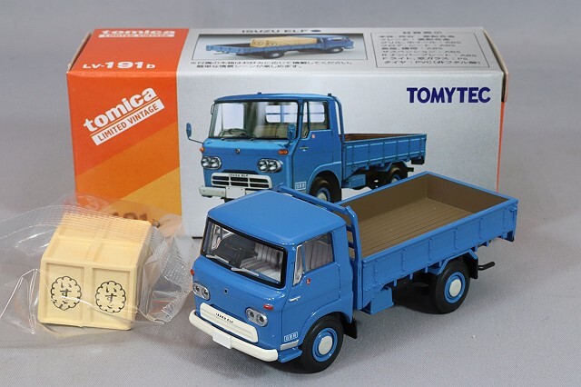 トミカリミテッドヴィンテージ 1/64 いすゞ エルフ 高床荷台 66年式 青