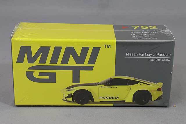 TSM ミニGT 1/64 パンデム 日産 Z イカズチイエロー 右ハンドル
