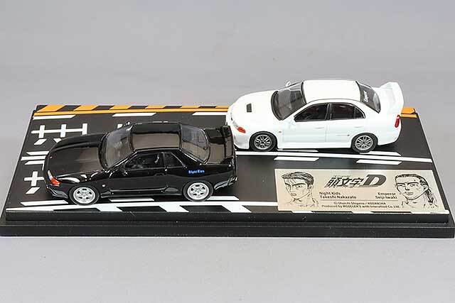 モデラーズ 1/64 頭文字D セットVol.18 中里毅 スカイラインGT-R(BNR32