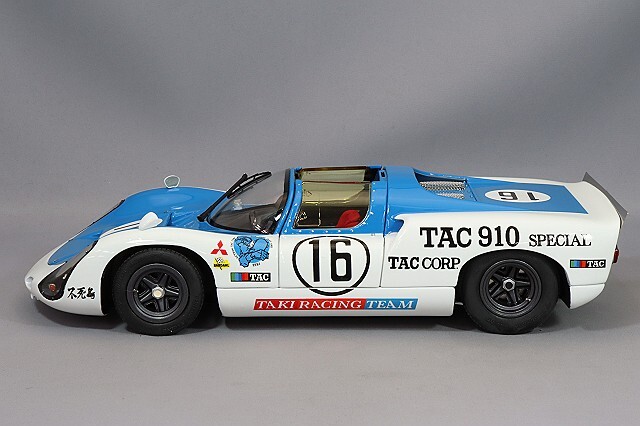 EXOTO 1/18 ポルシェ 910 1969 日本グランプリ #16 風戸裕/長谷川弘