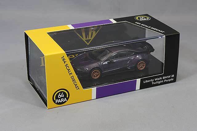 PARA64 1/64 リバティウォーク BMW i8 トワイライトパープル/ゴールド