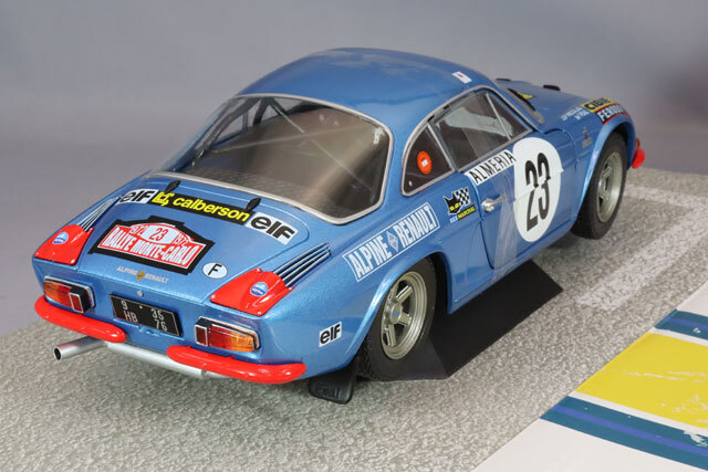 ソリド 1/18 アルピーヌ A110 1600S 1972 モンテカルロラリー #23 ブルー
