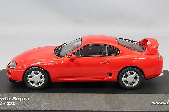 ソリド 1/43 トヨタ スープラ Mk.4 JZA80 2001 レッド