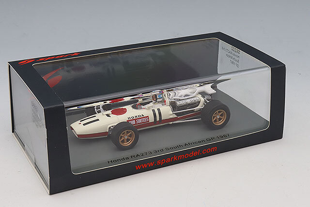 スパーク 1/43 ホンダ RA273 F1 1967 南アフリカGP 3位 #11 J.サーティース
