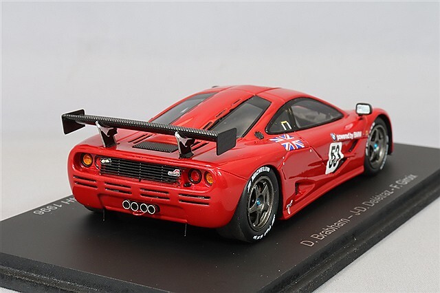 スパーク 1/43 マクラーレン F1 GTR 1996 ルマン 予備予選 #53 D.ブラバム