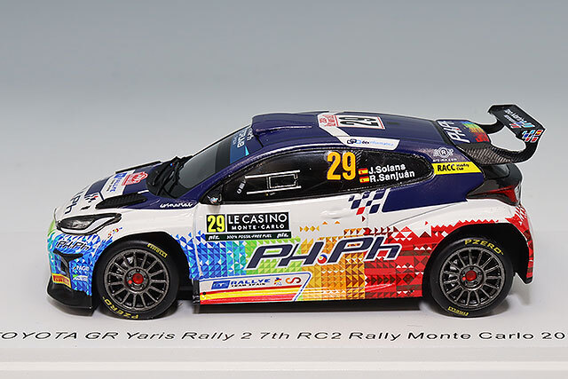 スパーク 1/43 トヨタ GR ヤリス ラリー 2 2024 RC2 モンテカルロ